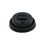 capace negre din plastic pentru pahare de 4oz