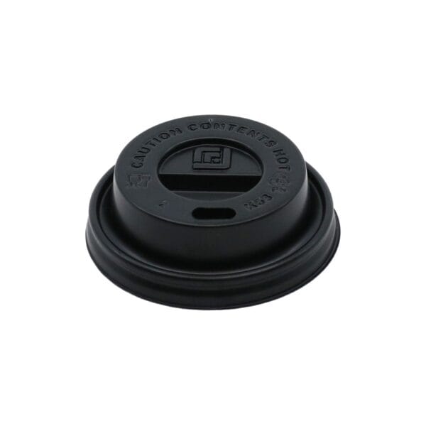 capace negre din plastic pentru pahare de 4oz