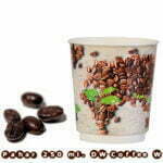 Pahare de carton cu perete dublu-250 ml (8 oz)  coffee world