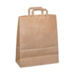 sacose delivery din hartie kraft cu maner plat, cluj-napoca, romania