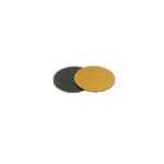 Disc carton diametru 10 cm-2mm negru-auriu - imagine 2