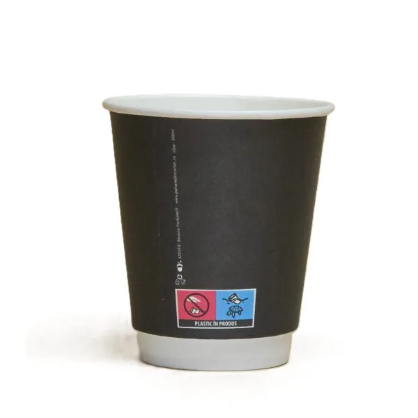 pahar 9oz double wall termoizolant 250ml